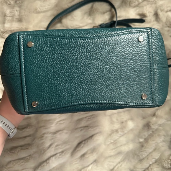 Kate Spade Dark Green Leather Dumpling - Picture 4 of 5